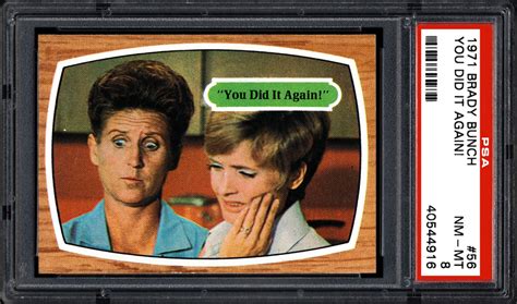 1971 Brady Bunch You Did It Again Psa Cardfacts®