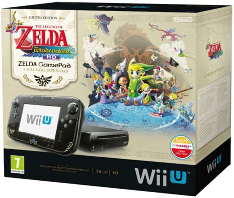 Limited Edition Zelda Wind Waker Hd Nintendo Wii U 32gb Premium Console