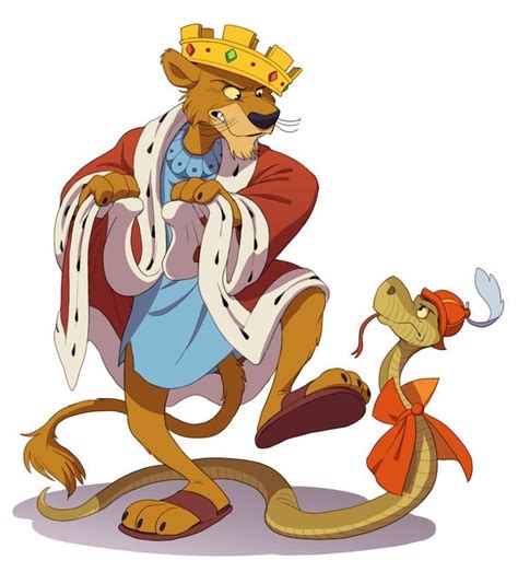 Robin Hood Prince John And Sir Hiss Villains Disney Drawings Robin