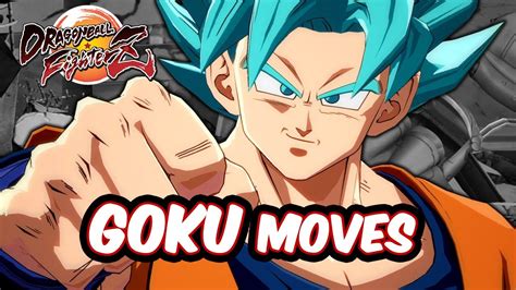 Dragon Ball Fighterz Goku Moves Combos Dramatic Youtube