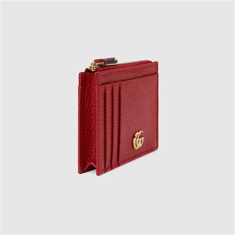 Gucci Gg Marmont Card Case Wallets For Women Leather Card Case