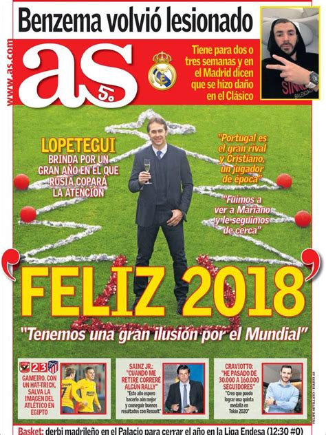 Diario As España Domingo 31 De Diciembre Del 2017 Infobae