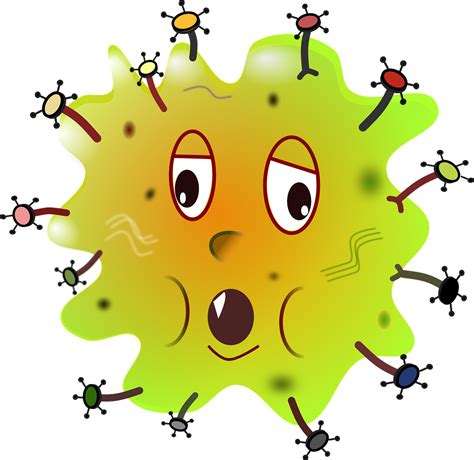 Bacteria Disease Cartoon Clipart Full Size Clipart 5362355