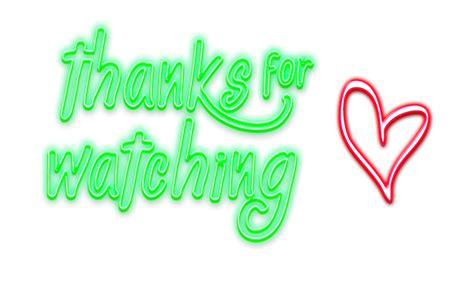 Thanks For Watching Png Image Cutout Png And Clipart Images Citypng