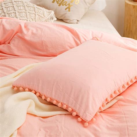 Softy Pom Pom Pink Bed Set Tapestry Girls
