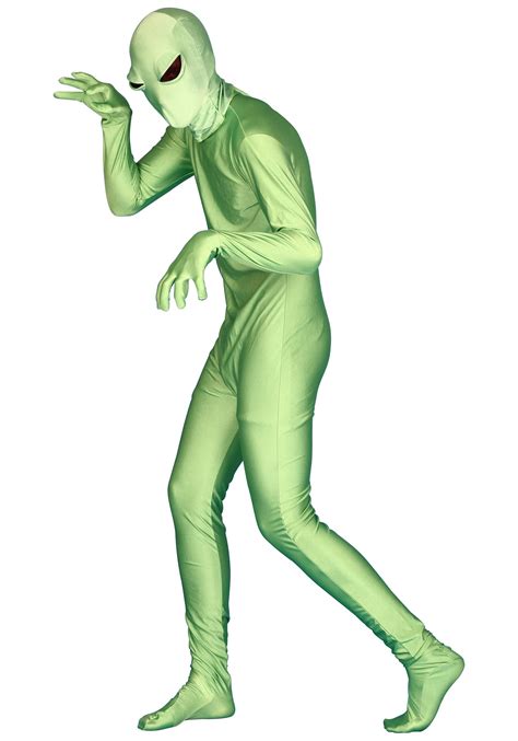 Green Alien Skin Suit Halloween Costume Ideas 2023