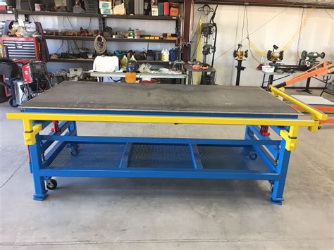 This Is My Completed Welding Table The 4 Side Slides Out 7 And The 8