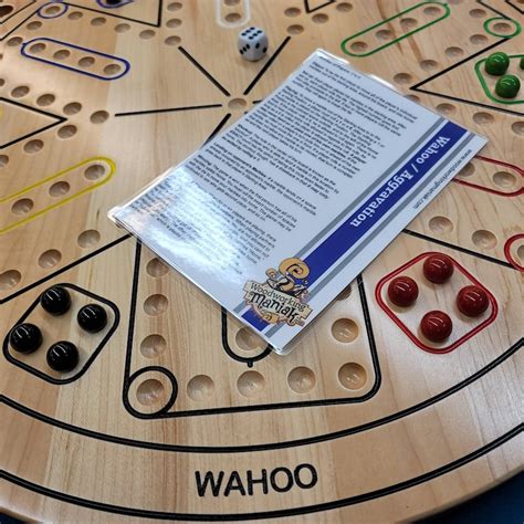 4 Player Wahoo Aggravation Board W Built In Storage Etsy