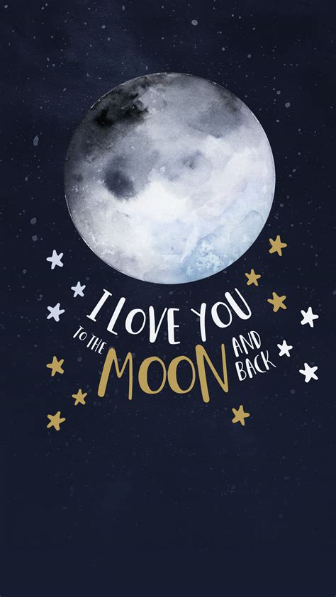Love You To The Moon And Back Wallpaper
