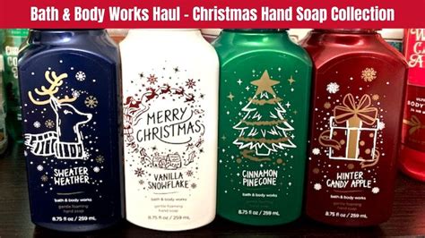 Bath And Body Works Haul Christmas Hand Soap Collection Youtube