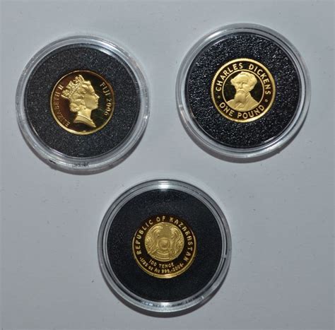 World 3 Coins The Smallest Gold Coin Collection 2006 Gold Catawiki