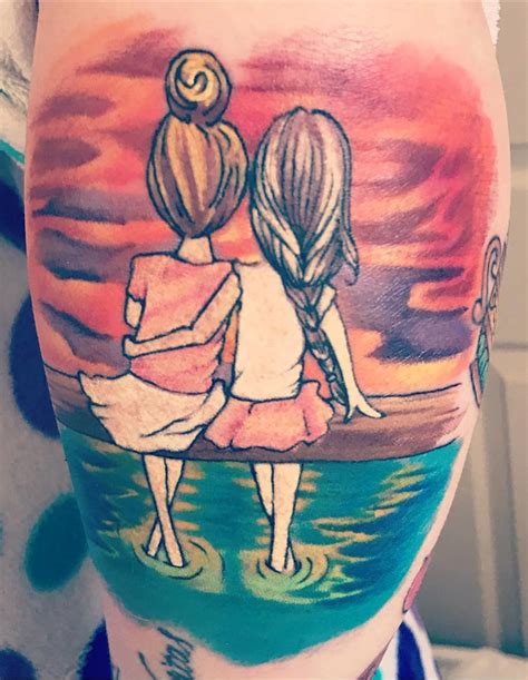 can you not feel the love in this imagery 30 sibling tattoos we love
