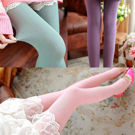 women s winter cable knit sweater footed tights warm stretch stockings pantyhose ebay