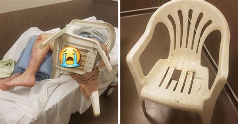 Man Gets Balls Stuck In Plastic Chair During Lockdown Elite Readers