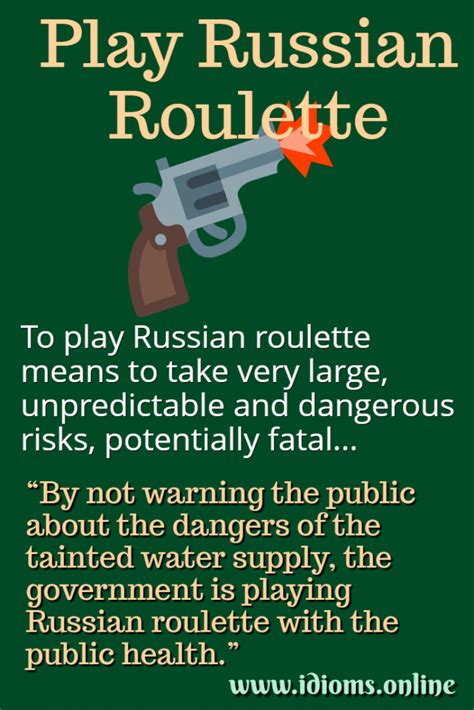play russian roulette idioms online