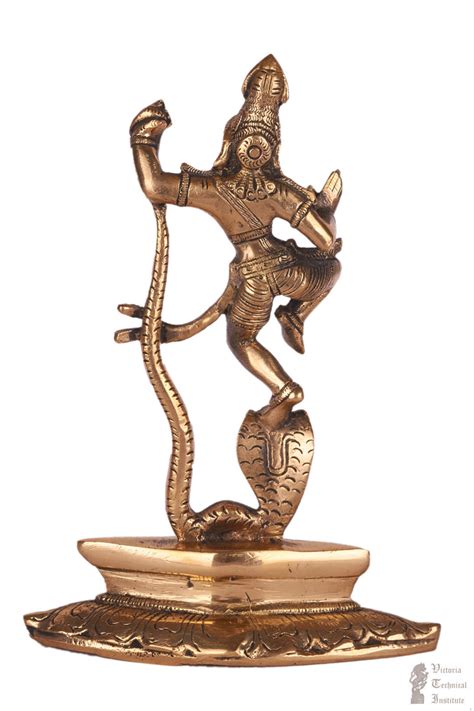 Brass Kalinga Krishna Statuesculpture Vti Heritage