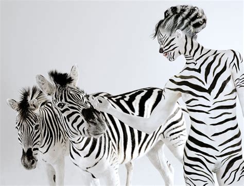 Nude Models Pose In Animal Print Body Paint Nsfw Photos Huffpost