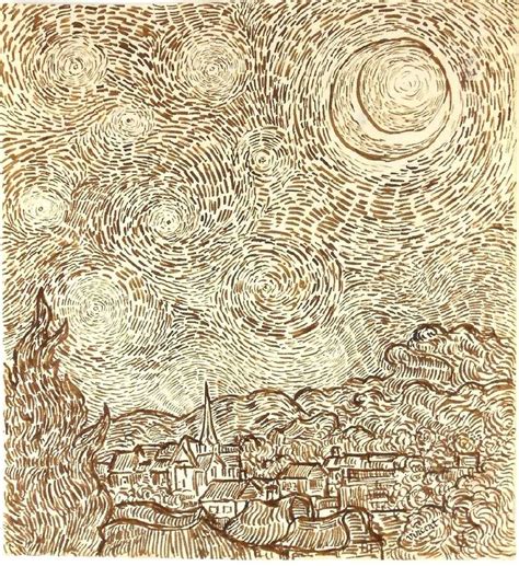 Vincent Van Gogh 1853 1890 Pen And Ink Study