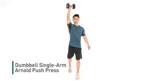 Dumbbell Single Arm Arnold Push Press Youtube