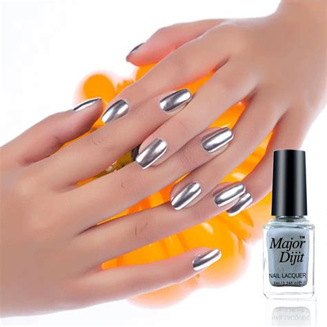 7mlbottle Metallic Mirror Nail Polish Sexy Color Stainless Steel