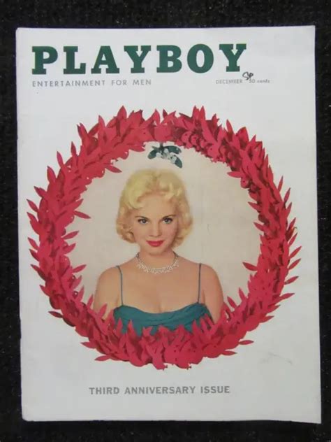 Vintage Playboy Magazine December Tight Flat Glossy Book See