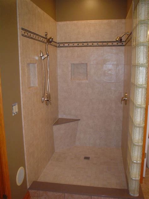 Shower Remodel Using Waterproof Wedi Shower System And Glass Blocks