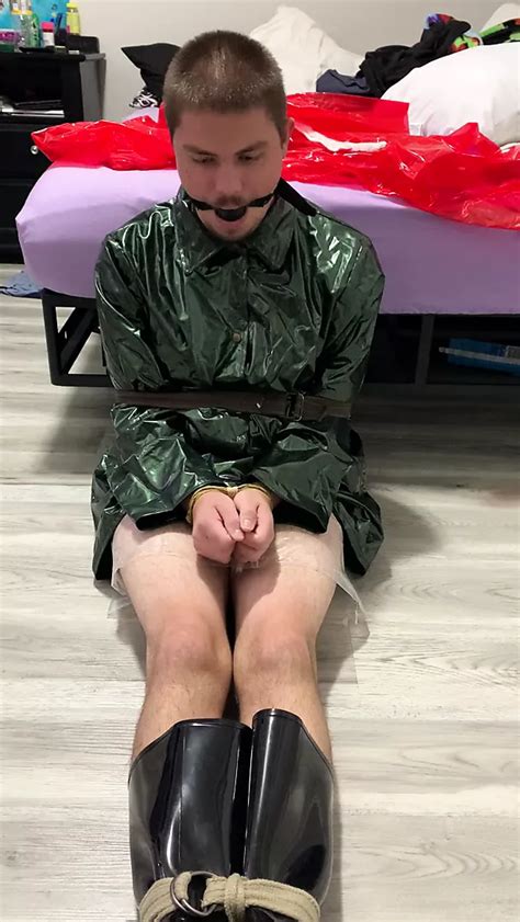 Bondage Green Pvc Raincoat Free Solo Man Porn C3 Xhamster Xhamster