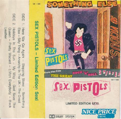 Sex Pistols Limited Edition Sexi Cassette Discogs