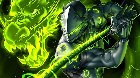 Overwatch Genji Wallpaper Wall GiftWatches CO