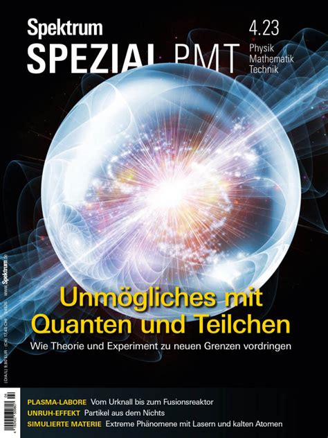 Spektrum Der Wissenschaft Physik Mathematik Technik Nr4 Download Pdf Magazines Deutsch