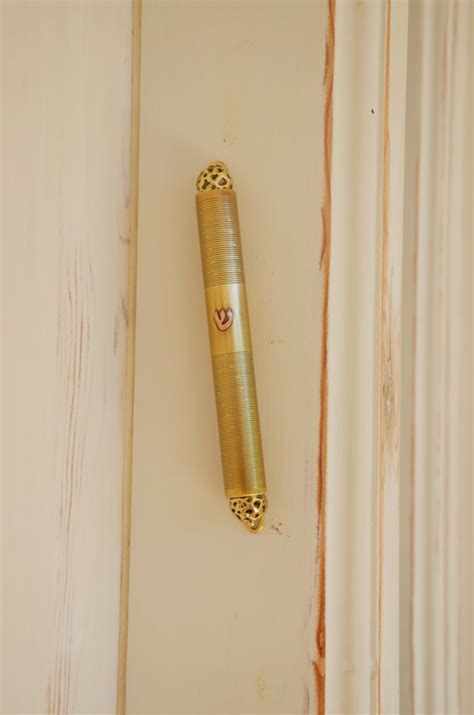 The mezuzah is placed within 3.15 inches (one tefach according to rav naeh) of the outermost part of the according to some poskim, if the entrance is very high the mezuzah should be placed at shoulder height, even if. Buy Brass and Copper Rings, Mezuzah Case | Israel-Catalog.com