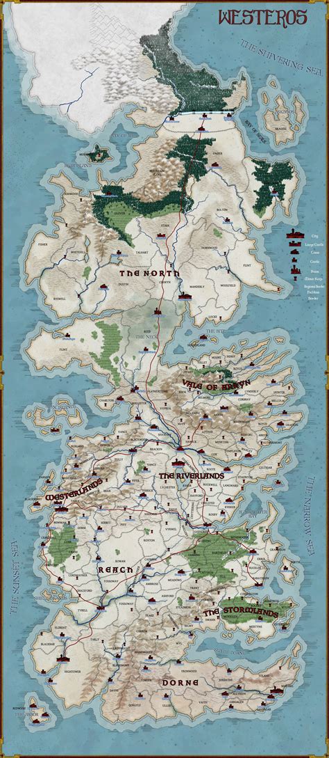 Map Of Westeros Commission By Stratomunchkin On Deviantart Game Of