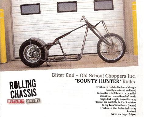 Bitter End Bounty Hunter Rolling Chassis As Featured In Special Summer