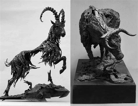 Scrap Metal Steampunk Animal Sculpture Hasan Novrozi 07 Steampunk