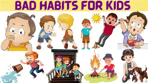 Bad Habits Bad Habits Kids Need To Stop Educational Video Bad