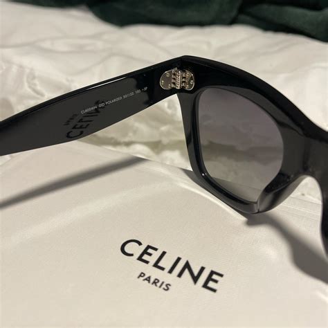 Celine Paris Womens Polarized Square Sunglasses Depop