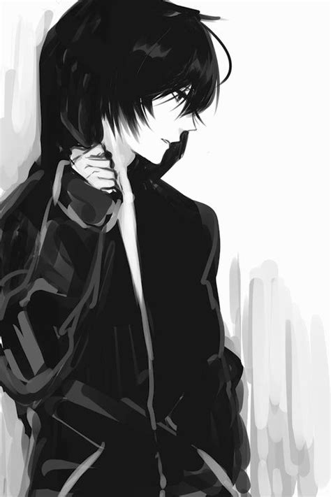 Image of 50 hottest and sexiest anime guys anime impulse. black hood boy - Anime Boys Picture (183151)
