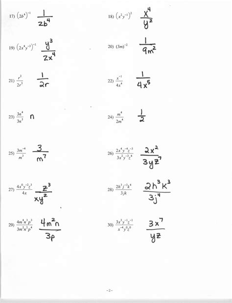 Precalculus practice worksheets with answers i can generate a set of ordered pa these domain and range worksheets are a good resource for students in the 9th grade through the 12th grade common core math 2 g 1 grade 2 geometry reason with. 11 Best Images of Exponents Worksheets With Answer Key ...