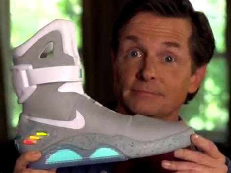 Nike Unveils Marty Mcflys Sneakers From Back To The Future Cbs News