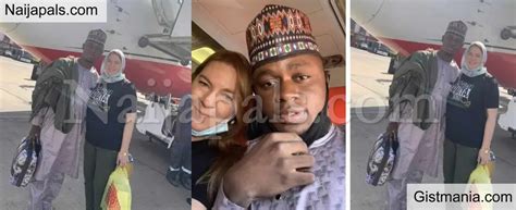 Photos 26 Year Old Nigerian Man Who Married 46 Year Old American Departs Nigeria To Us Gistmania