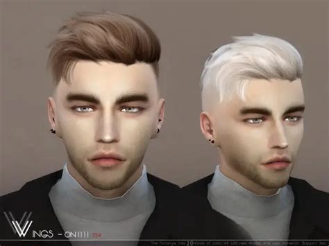 The Sims Resource Wings On1111 Hair Sims 4 Hairs