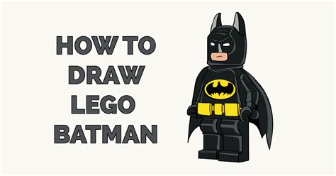 How To Draw Lego Batman Really Easy Drawing Tutorial