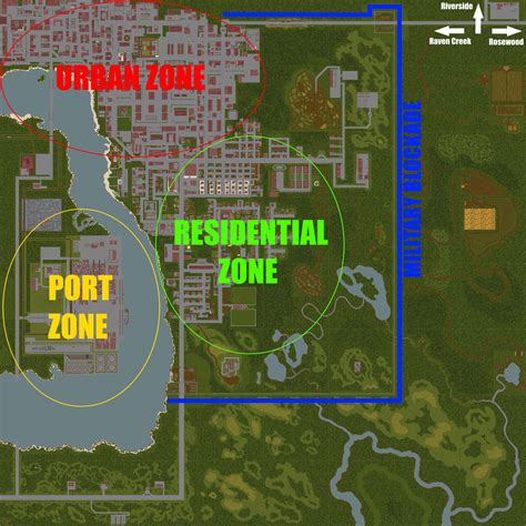 Project Zomboid Whole Map London Top Attractions Map