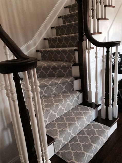 Elegant Painted Stair Runner For Amazing Home Interior 14 Staircase