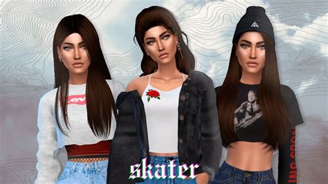 Sims 4 Cas Skater Full Cc List And Download Youtube