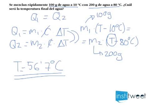 Formula Para Calcular Temperatura Final En Calor Especifico Printable