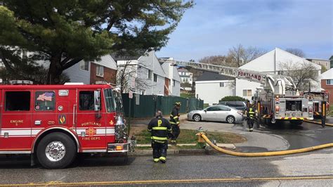 Families Displaced By Portland Apartment Building Fire Wgme