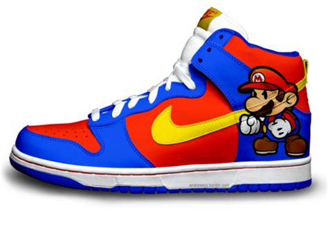 Nike Dunks Custom Design Sneakers Nike Dunks Super Mario Bros Shoes