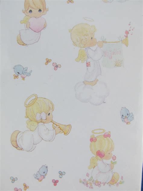 Precious Moments Stickers 2 Sheets Per Sealed Package Hallmark Etsy