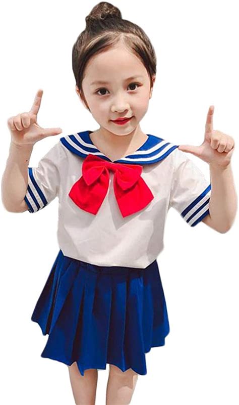 Nspstt Sailor Moon Costume Kids Japanese School Girl